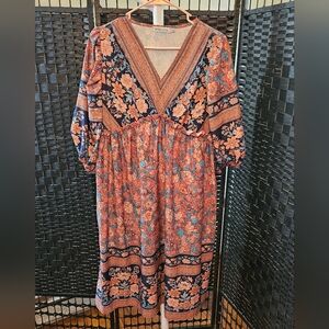 Miss Look BoHo Vibe Comfort Everyday Dress
